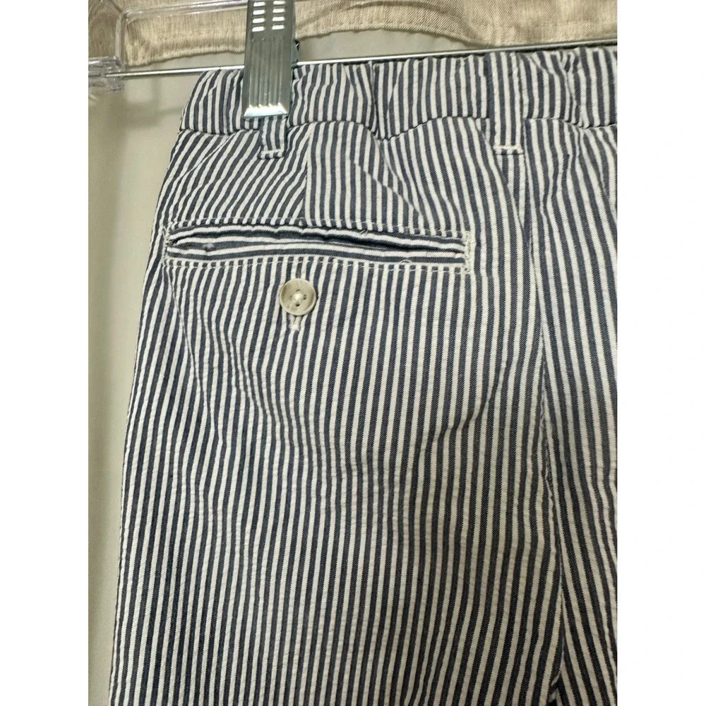 Gymboree Boys Blue White Seersucker Special Occasion Dress Pants Trousers 3T NWT